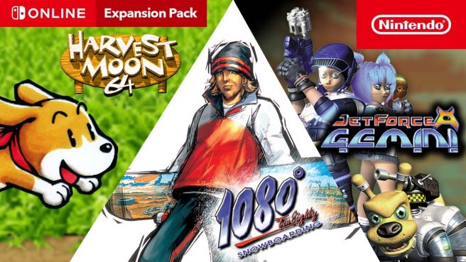 1080º Snowboarding, Harvest Moon 64, Jet Force Gemini Switch Online
