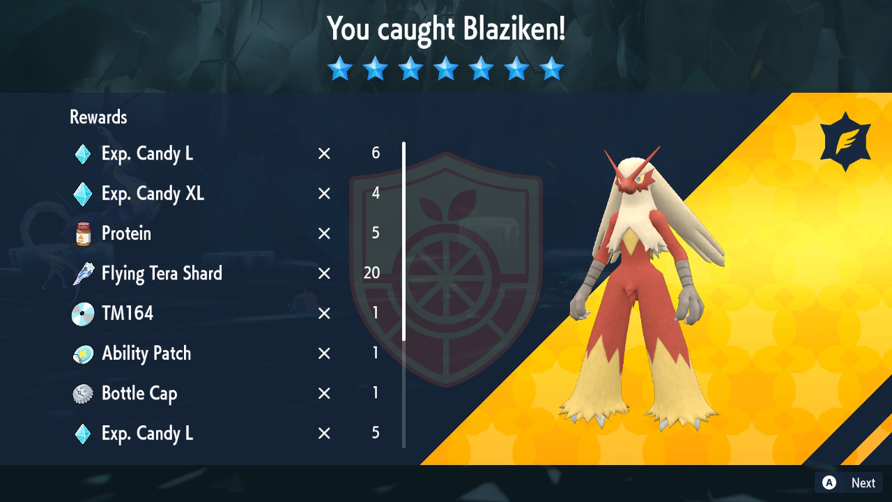 7 Star Blaziken Guide
