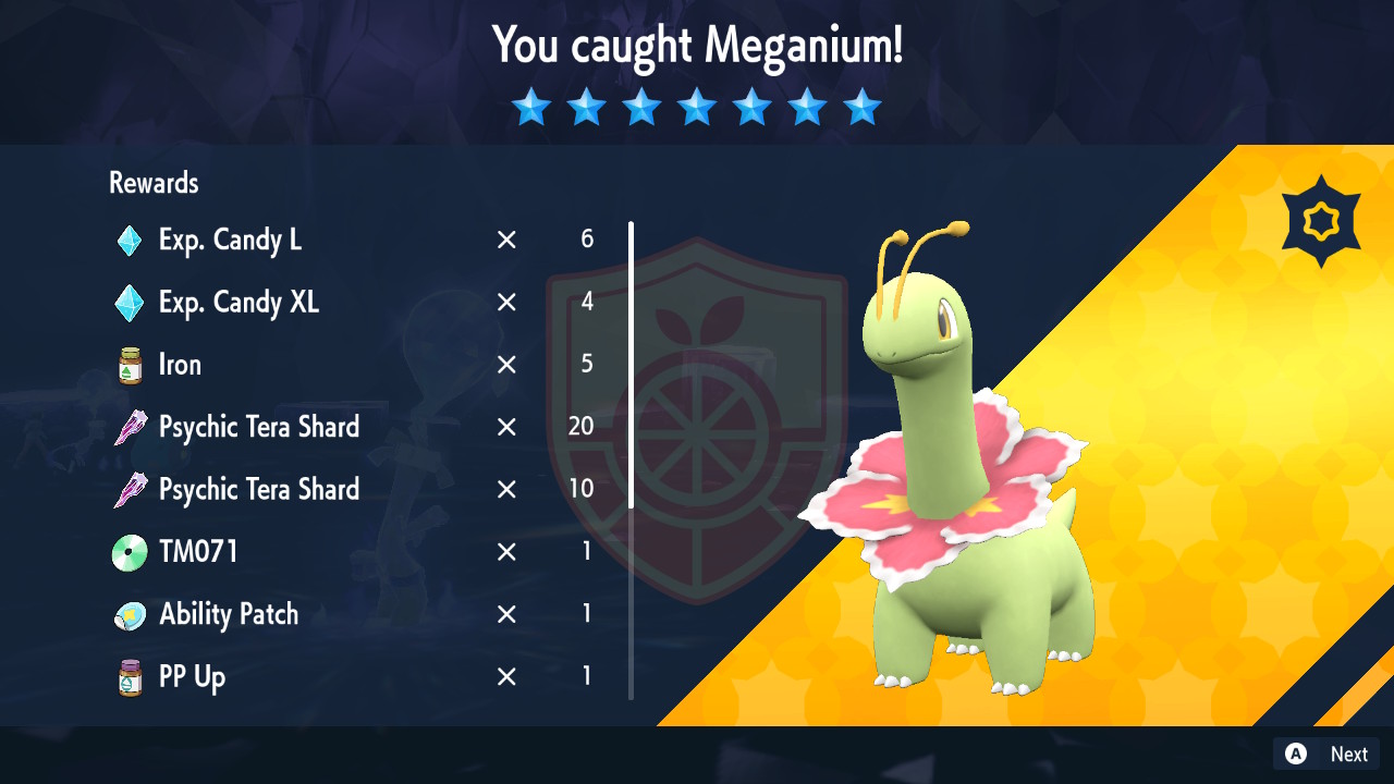 7 Star Meganium Guide