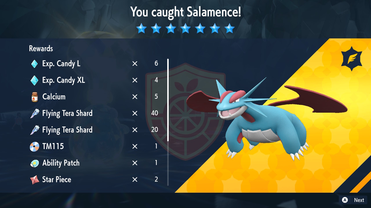 7 Star Salamence guide