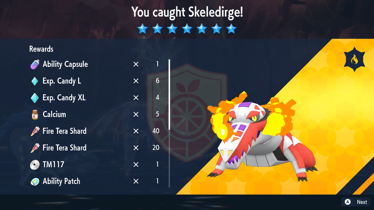 7 Star Skeledirge guide