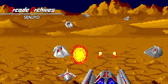 Arcade Archives Senjyo gameplay