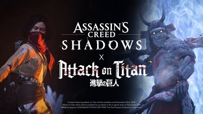 Assassins Creed Shadows Attack on Titan