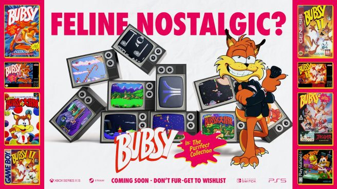 Bubsy in The Purrfect Collection list of games
