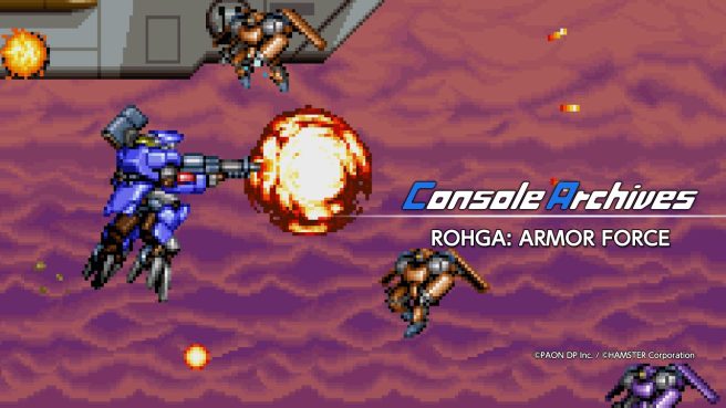 Console Archives Rohga Armor Force
