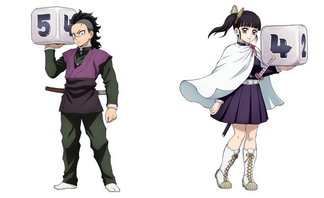 Demon Slayer Kimetsu no Yaiba Sweep the Board 1.10 update Genya Shinazugawa and Kanao Tsuyuri