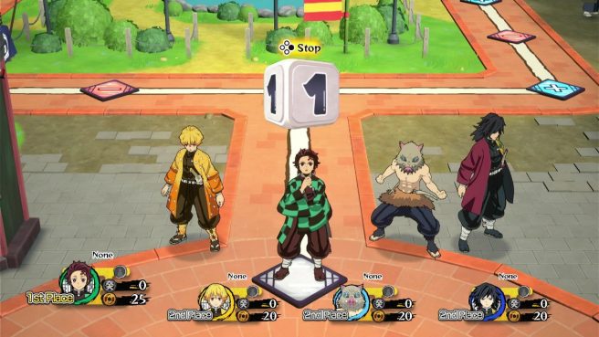Demon Slayer Kimetsu no Yaiba - Sweep the Board minigames, Demon Slayer Dice