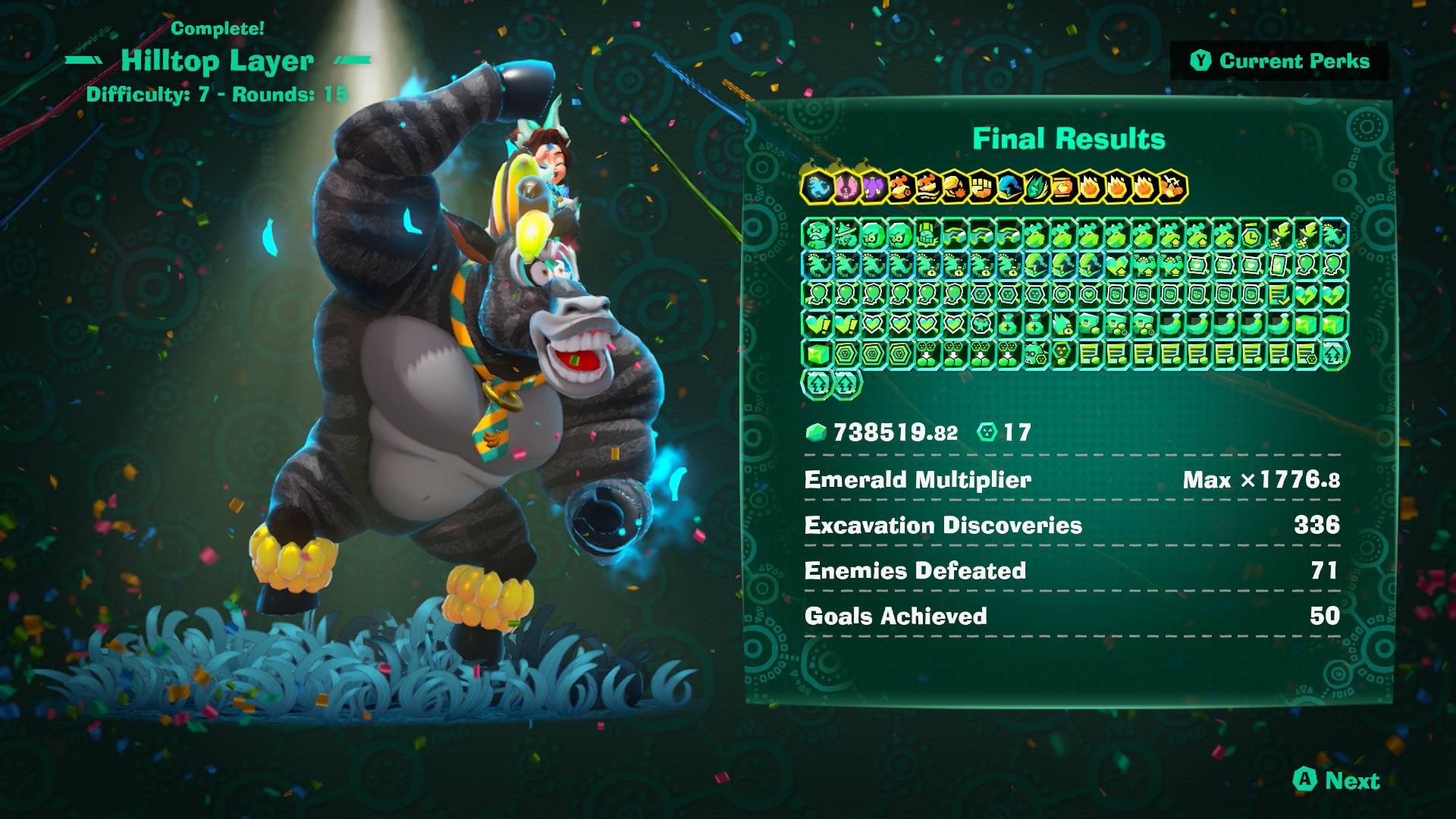 Donkey Kong Bananza Emerald Rush tips