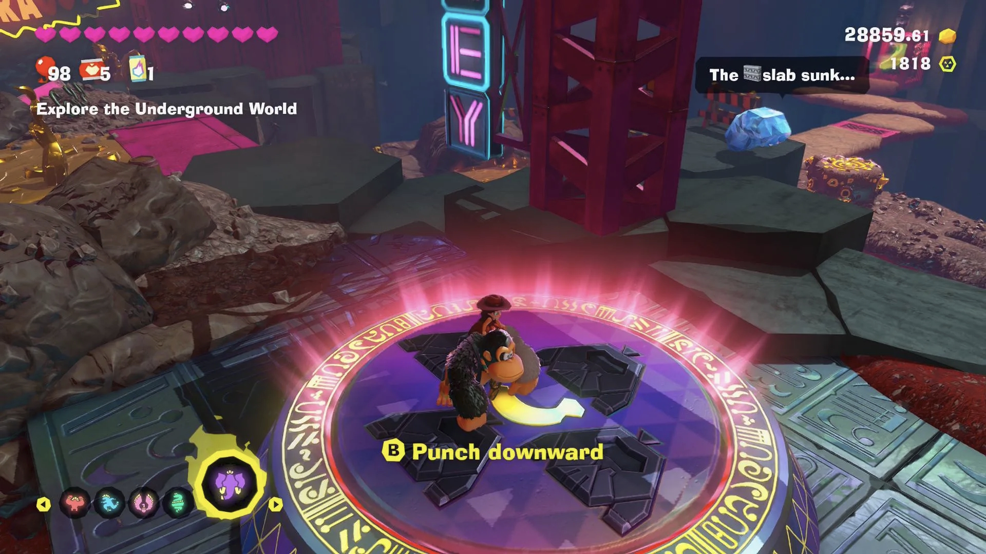 Donkey Kong Bananza music disc farming location