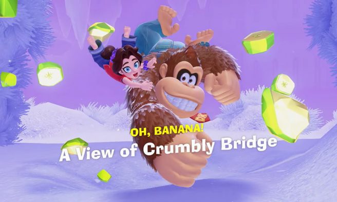 Donkey Kong Bananza no bananas run