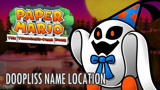 Doopliss Name Paper Mario Thousand Year Door