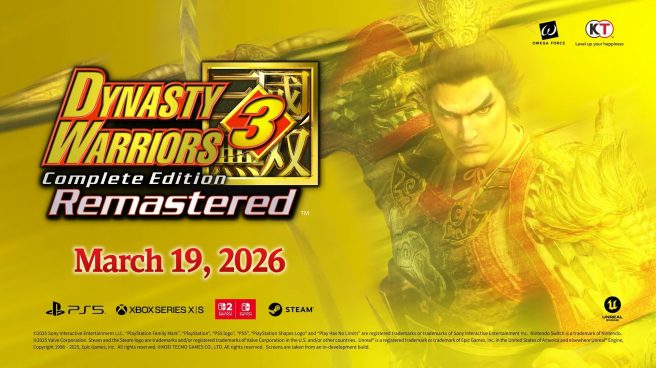 Dynasty Warriors 3 Complete Edition Remastered