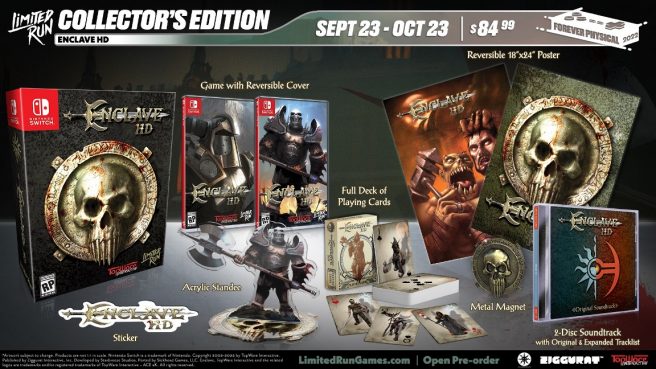 Enclave HD collector's edition