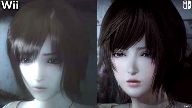 Fatal Frame Mask of the Lunar Eclipse graphics comparison