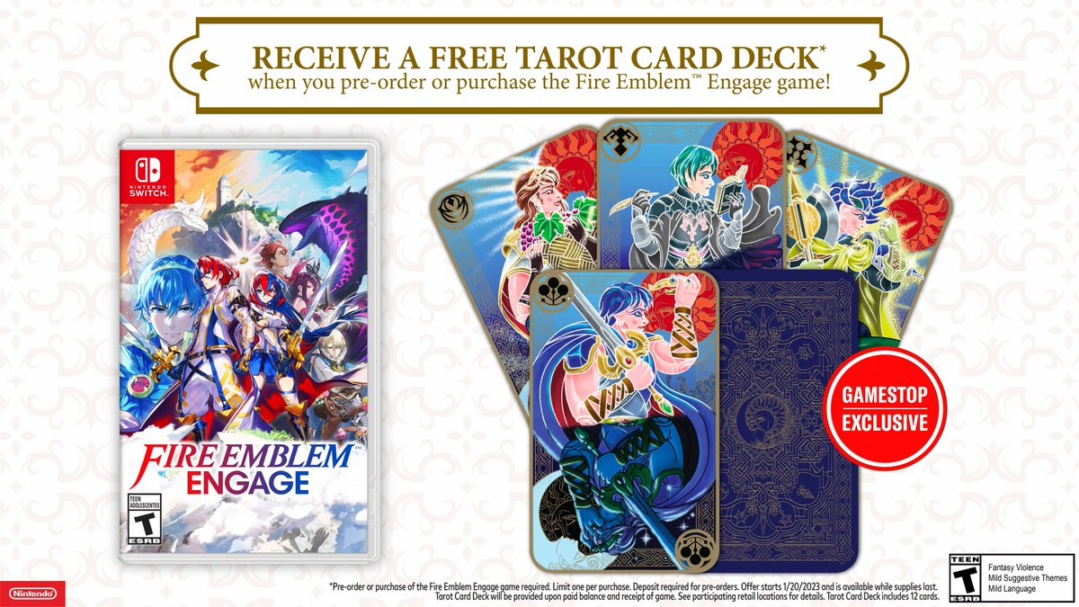 Fire Emblem Engage pre-order bonus GameStop