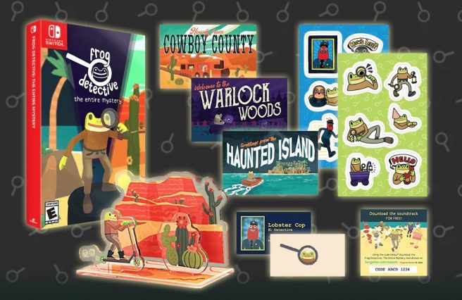 Frog Detective physical