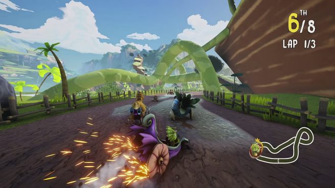 Gigantosaurus: Dino Kart gameplay