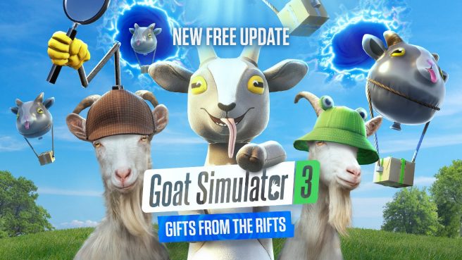 Goat Simulator 3 Gifts from the Rifts update