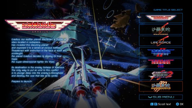Gradius Origins trailer