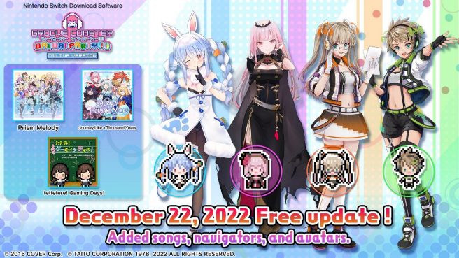 Groove Coaster: Wai Wai Party update December 2022