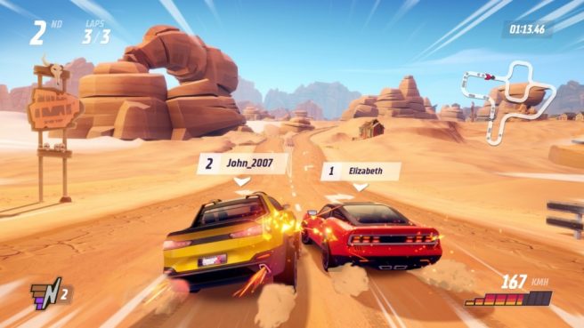 Horizon Chase 2 gameplay