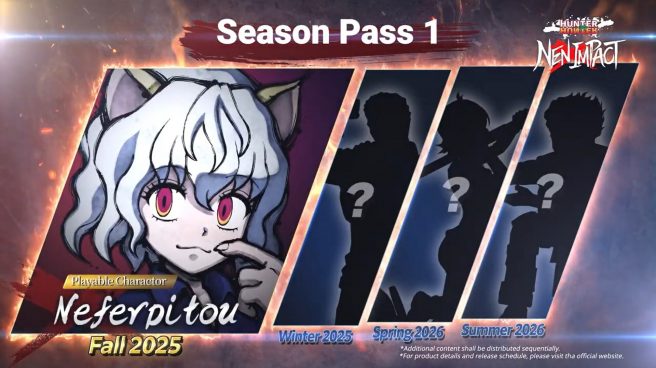 Hunter x Hunter Nen x Impact season pass