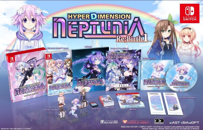 Hyperdimension Neptunia Re;Birth1 physical