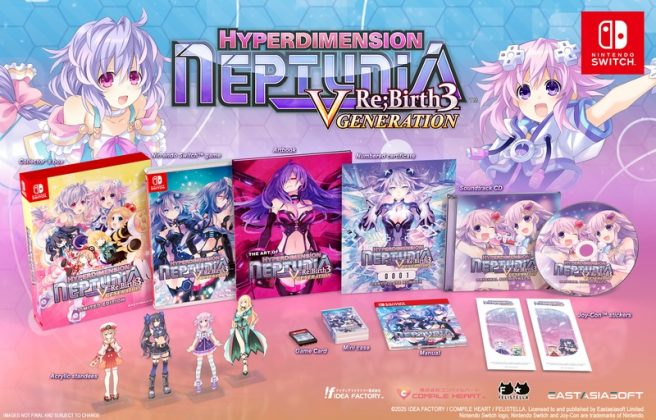 Hyperdimension Neptunia Re;Birth3 V Generation English Switch physical