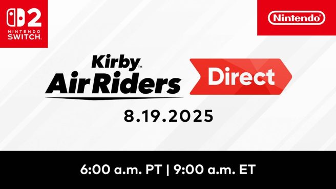 Kirby Air Riders Direct live stream