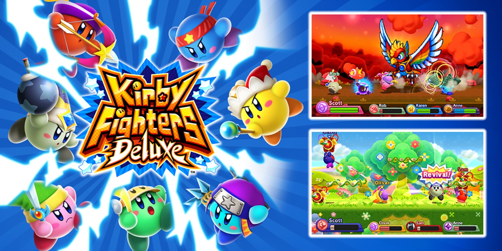 Kirby Fighters Deluxe