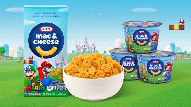 Kraft Mac & Cheese Super Mario Power-Up Shapes