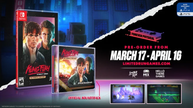 Kung Fury: Street Rage physical