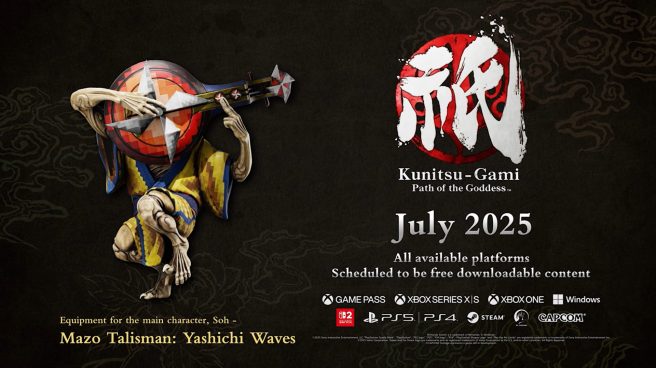 Kunitsu-Gami Path of the Goddess update Mazo Talisman: Yashichi Waves