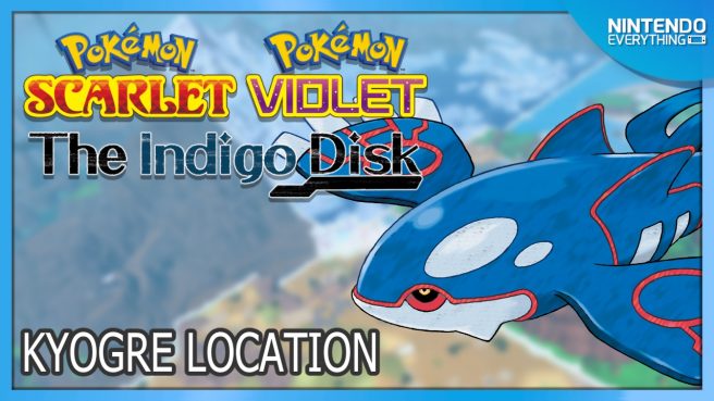Kyogre location Pokemon Scarlet Violet