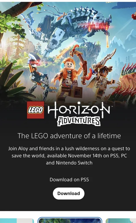 LEGO Horizon Adventures release date advert