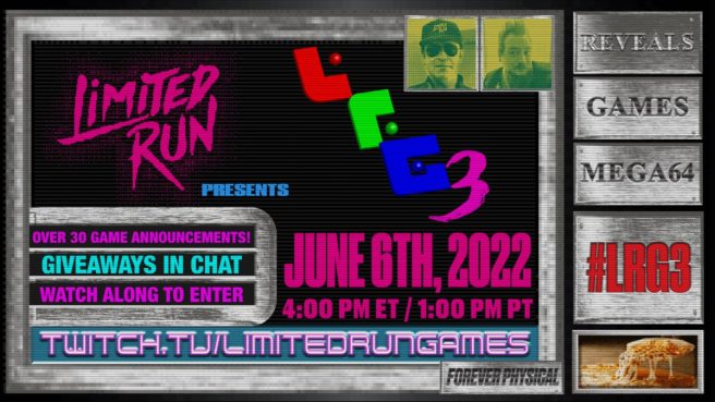 LRG3 2022 live stream