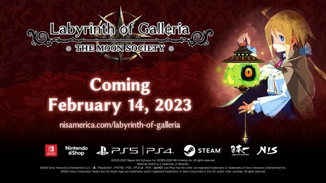 Labyrinth of Galleria: The Moon Society gameplay trailer