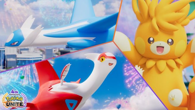 Latios Latias Pawmot Pokemon Unite