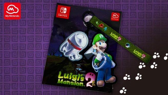 Luigi's Mansion 2 HD double keychain My Nintendo