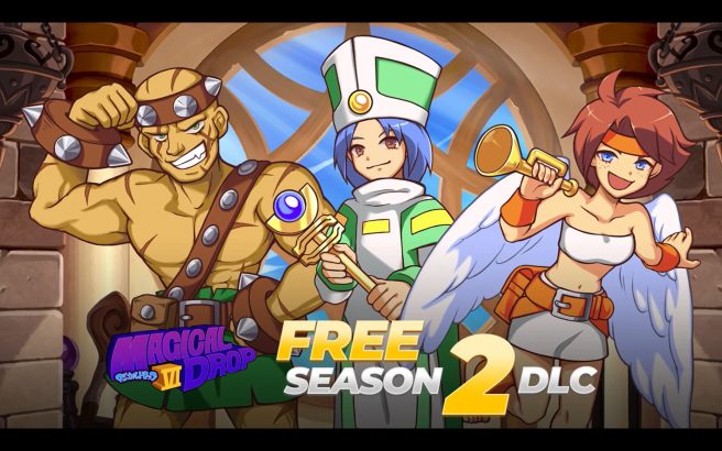 Magical Drop VI season 2 DLC characters, multiplayer lobby, Spectator Mode