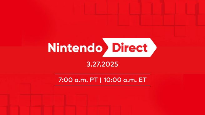 March 2025 Nintendo Direct live stream