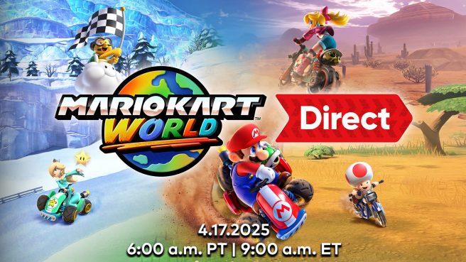 Mario Kart World Direct live stream