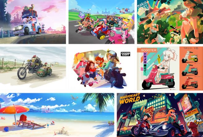 Mario Kart World concept art