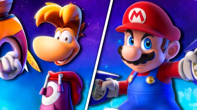 Mario Rabbids Sparks of Hope DLC Rayman playable Mario