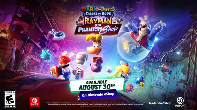 Mario + Rabbids Sparks of Hope Rayman DLC