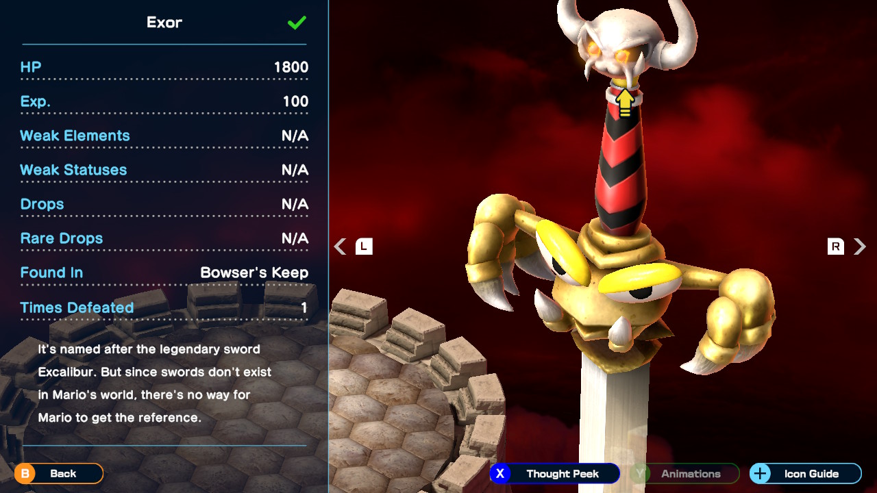 Super Mario RPG Monster List Guide