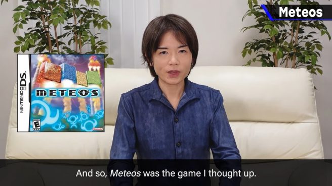Masahiro Sakurai Meteos origins