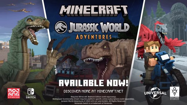 Minecraft x Jurassic World Adventures DLC