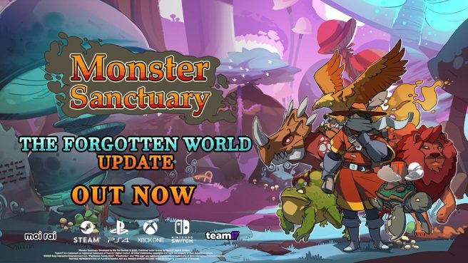 Monster Sanctuary The Forgotten World Update trailer