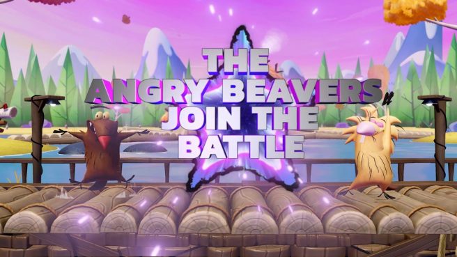 Nickelodeon All-Star Brawl 2 Angry Beavers Norbert and Daggett